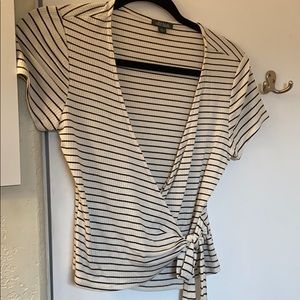 Striped crop top